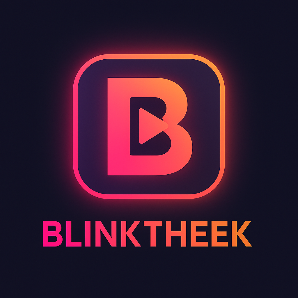 Blinktheek intro logo